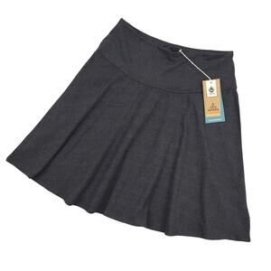 PrAna Womens Valencie Skirt XS Organic Cotton Sustainable Eco Friendly Gray NWT